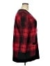 Torrid Plaid Red Cardigan Size 2X Plus (2) - photo 4