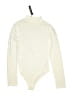 Nylon Apparel 100% Polyester Ivory Bodysuit Size S - photo 2