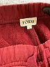 FORM 100% Cotton Burgundy Casual Pants Size L - photo 7