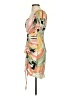 Shein Tropical Orange Cocktail Dress Size 4 - photo 5