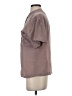 Trouve Gray Short Sleeve Blouse Size XS - photo 5