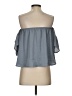 American Eagle Outfitters 100% Polyester Gray Sleeveless Blouse Size S - photo 2