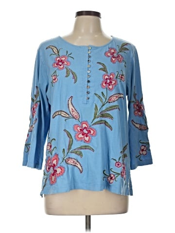 Johnny Was 3/4 Sleeve Blouse (view 1)