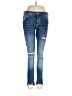 Zara Basic Hearts Blue Jeans Size 6 - photo 1