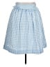 Assorted Brands 100% Polyester Checkered-gingham Blue Casual Skirt Size 16 - photo 2