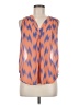 Pixley 100% Polyester Orange Sleeveless Blouse Size M - photo 1