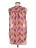 Pixley 100% Polyester Orange Sleeveless Blouse Size M - photo 2