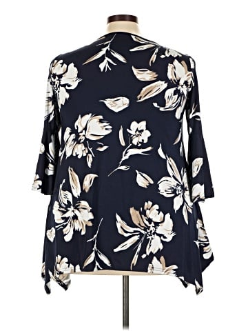 White Mark 3/4 Sleeve Blouse (view 2)