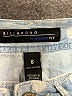 Billabong 100% Cotton Polka Dots Blue Denim Shorts Size 8 - photo 3