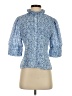 Gracia 100% Polyester Blue 3/4 Sleeve Blouse Size S - photo 1