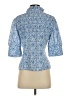 Gracia 100% Polyester Blue 3/4 Sleeve Blouse Size S - photo 2