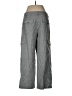 Theory 100% Virgin Wool Plaid Gray Cargo Pants Size 6 - photo 2