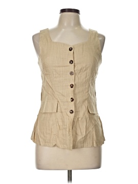 Assorted Brands Sleeveless Button Down Shirt
