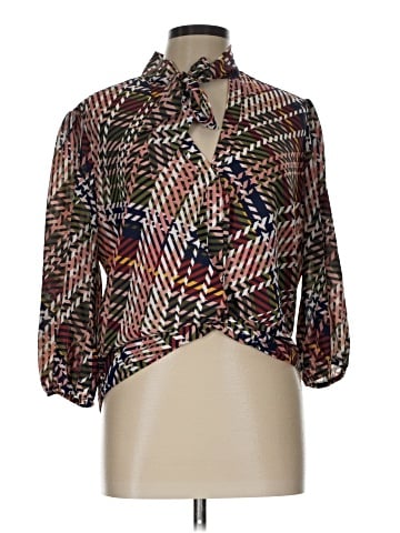 7th Avenue Design Studio New York & Company 3/4 Sleeve Blouse (view 1)