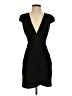Mystic Solid Black Cocktail Dress Size S - photo 1
