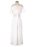 Blu Pepper 100% Polyester White Jumpsuit Size M - photo 2