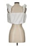 Shop Neighbor Ivory White Sleeveless Blouse Size L - photo 2