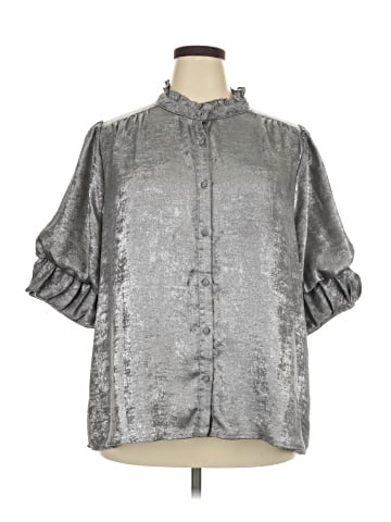 Oddi 3/4 Sleeve Blouse (view 1)