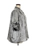 Oddi 100% Polyester Metallic Silver 3/4 Sleeve Blouse Size 3X (estimated) - photo 4