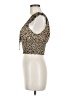 Lottie Moss Animal Print Leopard Print Tan Sleeveless Top Size M - photo 5