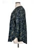 Apt. 9 100% Polyester Print Blue Long Sleeve Blouse Size XL - photo 5