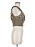 Lottie Moss Animal Print Leopard Print Tan Sleeveless Top Size M - photo 4