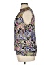 Agora 100% Polyester Paisley Purple Sleeveless Blouse Size XL - photo 5