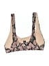 Beach Riot Animal Print Pink Swimsuit Top Size S - photo 2