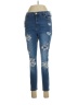 rue21 Hearts Blue Jeans Size 12 - photo 1