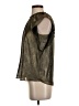 Ann Taylor LOFT 100% Polyester Metallic Gold Sleeveless Blouse Size XS - photo 5