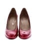 Stuart Weitzman 100% Leather Red Heels Size 9 1/2 - photo 2