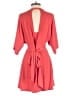 Express Outlet Solid Red Romper Size M - photo 2