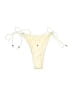 Shein 100% Polyester Stars Ivory Swimsuit Bottoms Size S - photo 1
