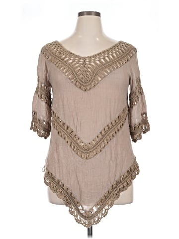 Dreamers 3/4 Sleeve Blouse (view 1)