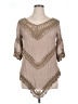Dreamers Tan 3/4 Sleeve Blouse Size XL - photo 1
