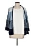 Alfred Dunner Color Block Blue Cardigan Size M - photo 1