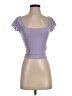 Shein Purple Short Sleeve Top Size XS - photo 1