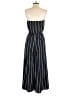 Soprano 100% Polyester Stripes Black Jumpsuit Size M - photo 2