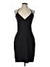 Guess Jeans Solid Black Cocktail Dress Size L - photo 1