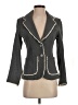 Miss June 100% Cotton Tweed Gray Blazer Size 1 - photo 1