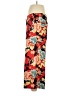 Ann Taylor LOFT 100% Polyester Floral Red Casual Pants Size 8 - photo 5