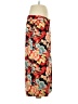 Ann Taylor LOFT 100% Polyester Floral Red Casual Pants Size 8 - photo 4