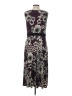Studio One Print Purple Casual Dress Size L - photo 2