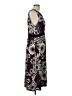 Studio One Print Purple Casual Dress Size L - photo 4