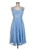 Lauren Conrad 100% Polyester Blue Cocktail Dress Size 6 - photo 1