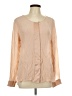 Banana Republic Monogram Tan Long Sleeve Blouse Size L - photo 1