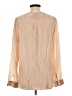 Banana Republic Monogram Tan Long Sleeve Blouse Size L - photo 2