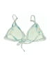 Unbranded Tie-dye Green Swimsuit Top Size 6 - photo 2