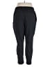 Calia Solid Black Active Pants Size XL - photo 2