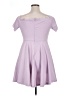 Shein Solid Purple Cocktail Dress Size XL - photo 2